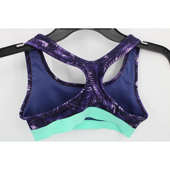 Nike Small Purple & Teal Sports Bra - Picture 4 of 6
